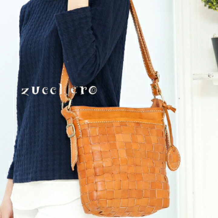 楽天市場】Zucchero (ズッケロ) メッシュレザー ショルダーバッグ 