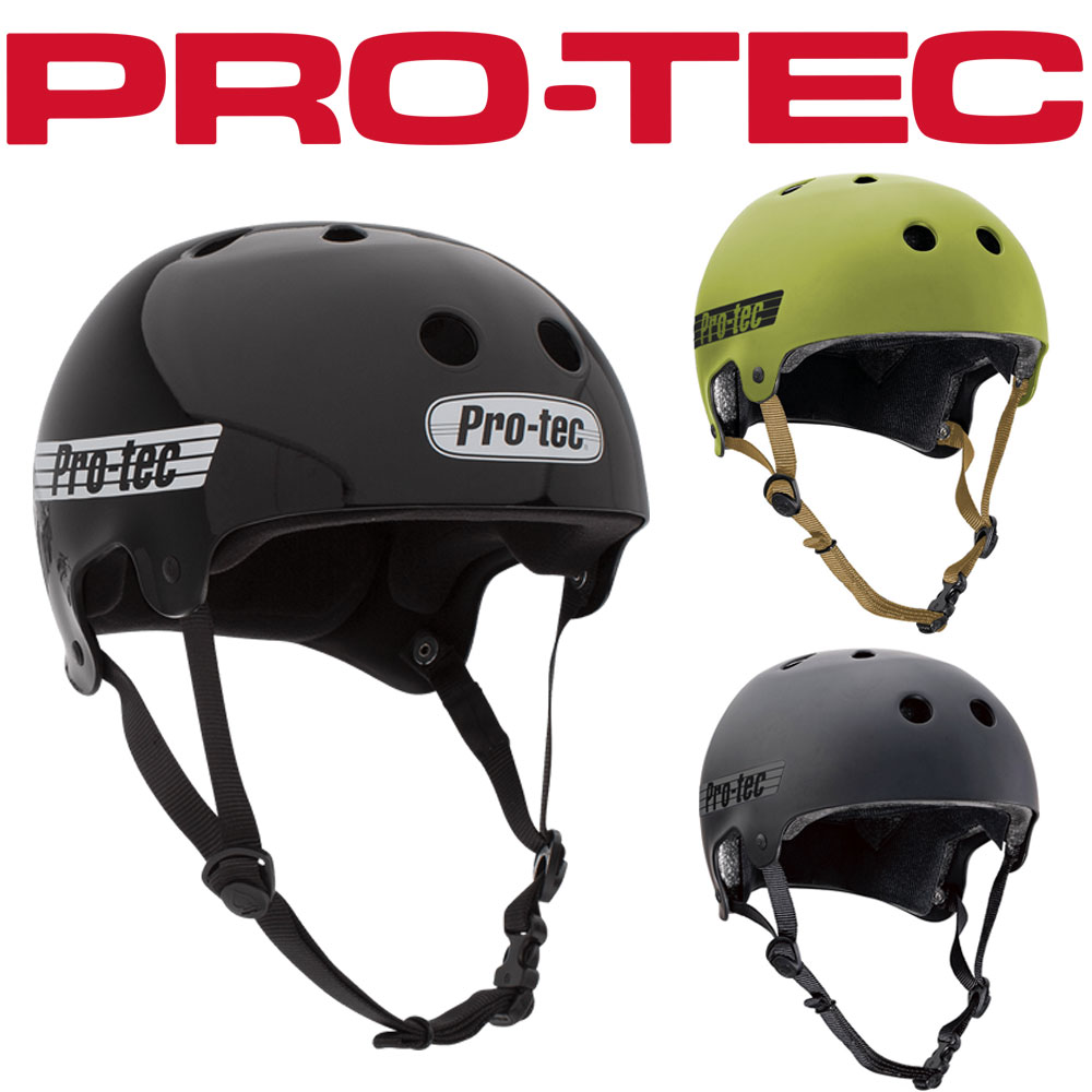 【送料無料】PRO-TEC SKATE HELMET OLD SCHOOL SKATE / プロテックスケートヘルメット オールドスクール  スケートボード用ヘルメット 大人用 キッズ用 | 湘南 GO BEACH STORE