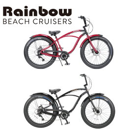 RAINBOW BEACHCRUISER/レインボービーチクルーザー GREASE 8段変速 26 x 3.5 グリース 自転車 26インチ SPADE BLACK スペードブラック マーシャル