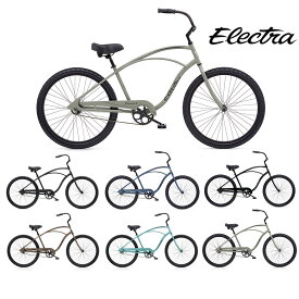 ELECTRA CRUISER 1 MENS/エレクトラビーチクルーザーワンメンズ 26インチ シングルギア 26” X 2.125” 自転車 MENS メンズ/ Black Putty Matte Midnight Blue