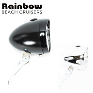RAINBOW PRODUCTS/レインボウプロダクツ 砲弾型LEDライト ブラック/シルバー