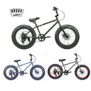 BRONX/ブロンクス BRONX 20DD 20 x 4.0 7段変速 ファットバイク 自転車 20インチ FATBIKE / Matte Black x Black / Ar…