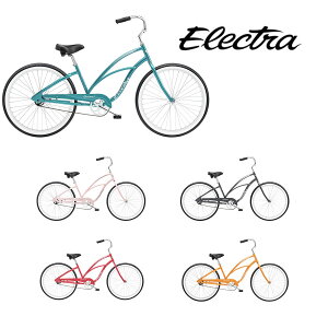 ELECTRA CRUISER 1 LADIES/GNgr[`N[U[fB[X 26C` VOMA 26h X 2.125h ] fB[X/ SealGray Hibscus SoftPink Mango GreenMetalic
