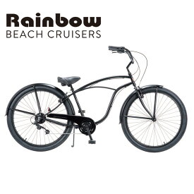RAINBOW BEACHCRUISER/レインボービーチクルーザー PCH101 29er 8D MATTE BLACK 29 x 2.5 自転車 29インチ 8段ギアー MENS メンズ/ Matt Black x Gross Black