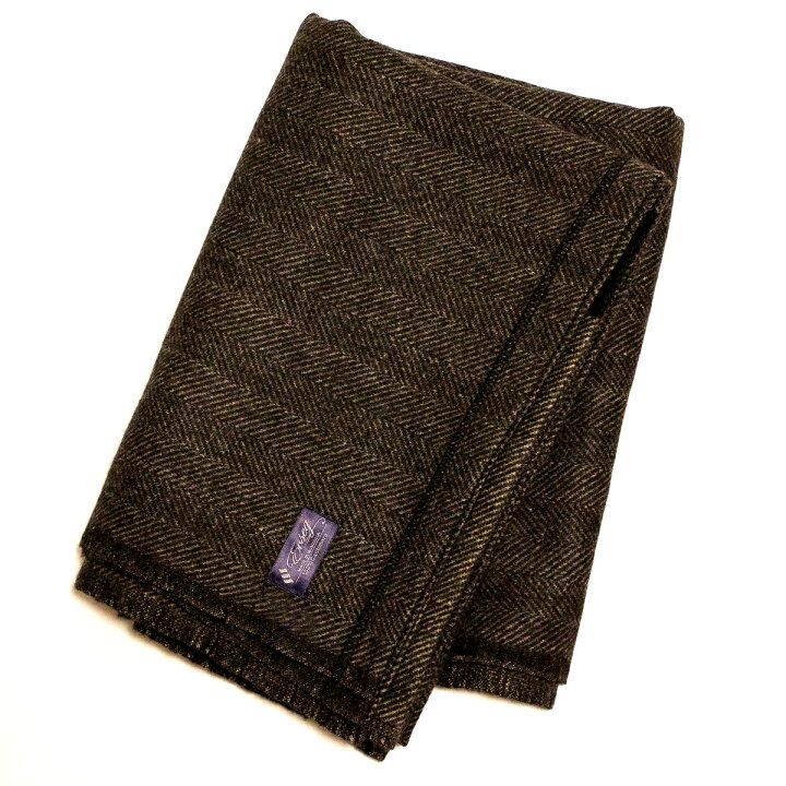 楽天市場】100％ピュアカシミヤブランケット毛布（ブラウン 