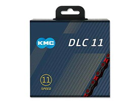 KMC X11 DLC チェーン 11S/11速/11スピード 用 (レッド) [並行輸入品]