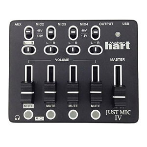 Maker hart Just Mic 4 EFuLXeBO / 4`l }CN~LT[/48Vt@gd/S}CNΉ/USB p[