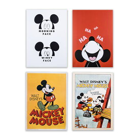 ディズニーミッキーマウスポスターセット(4枚)