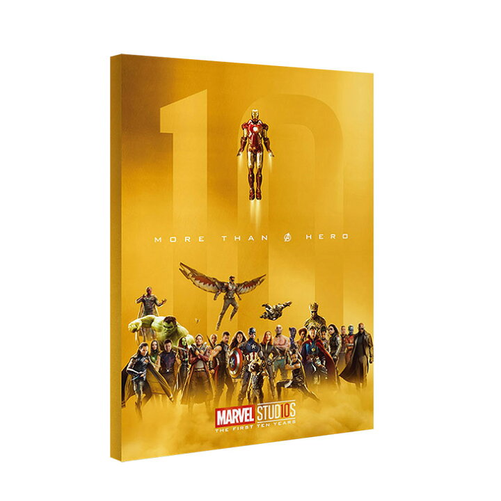 楽天市場】マーベル 10周年 ゴールドアートポスター（32枚1セット 