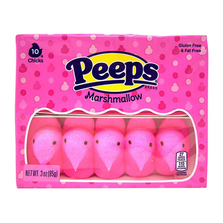 楽天市場】PEEPS ピープス ひよこマシュマロ 85g 4色 4袋セット(1袋あたり10個入り) : GoBuyKOREA