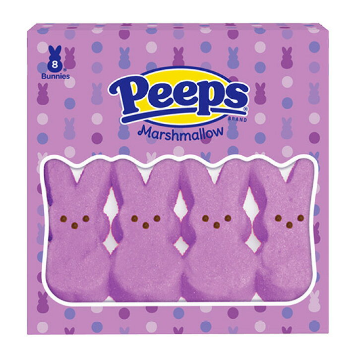 楽天市場】【訳あり品】PEEPS ピープス うさぎマシュマロ85g 4色 4袋 