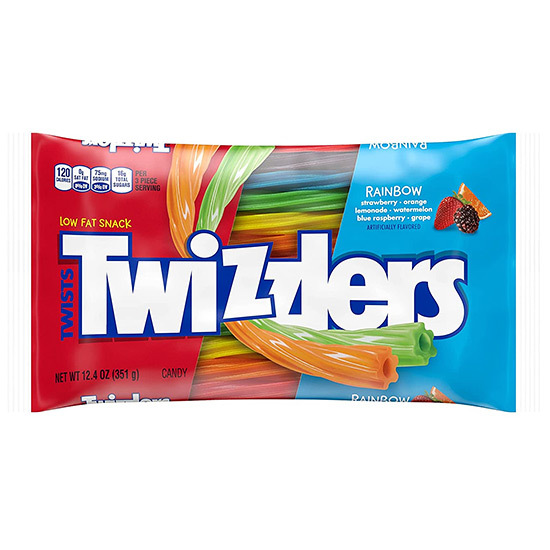 販売期間 限定のお得なタイムセール く日はお得 Twizzlers Twists Rainbow キャンディー 351g ツイストレインボー