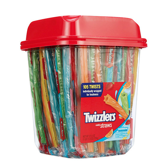 新しい Twizzlers Twists Rainbow 大容量 キャンディー 105個入り ツイストレインボー 779g 最も完璧な