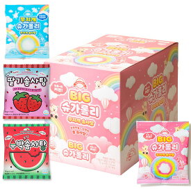 【1箱】BIG シュガーローリー 綿菓子 10袋入 4種選べる BIG/TOKTOK/イチゴ/スイカ
