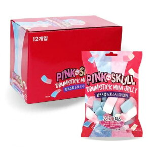 y1P[XzsNXJEhXeBbNEO~ 12ܓ Pink Skull Drumstick Mini Gummi