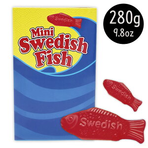 Mini Swedish Fish �~�j�X�E�F�f�B�b�V���t�B�b�V���O�~ 1�P�[�X 280g 9.87oz �T�J�i�O�~