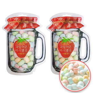 果物マシュマロキャンディ70g x2個セット 韓国グミ フルーツ味