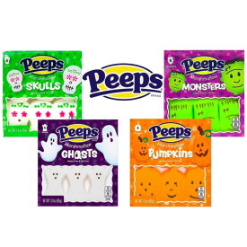 PEEPS ピープス ハロウィン マシュマロ 85g 4種 4袋セット(1袋あたり6個入り)