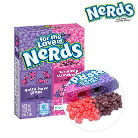 Nerds ナーズ キャンディ 47g x 4個 ブドウ&イチゴ | ネスレ (NESTLE)