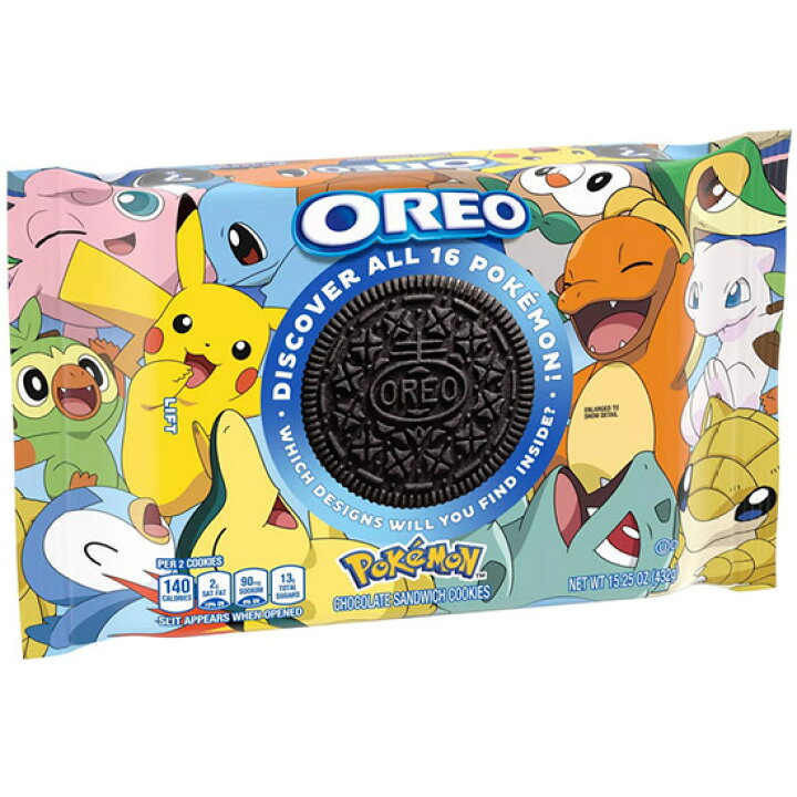 楽天市場 Oreo ポケモン オレオ リミテッドエディション サンドクッキー 432g 数量限定 Gobuykorea