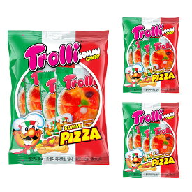 【3個セット】トローリ ピザグミ 48g | TROLLI PIZZA GUMMI