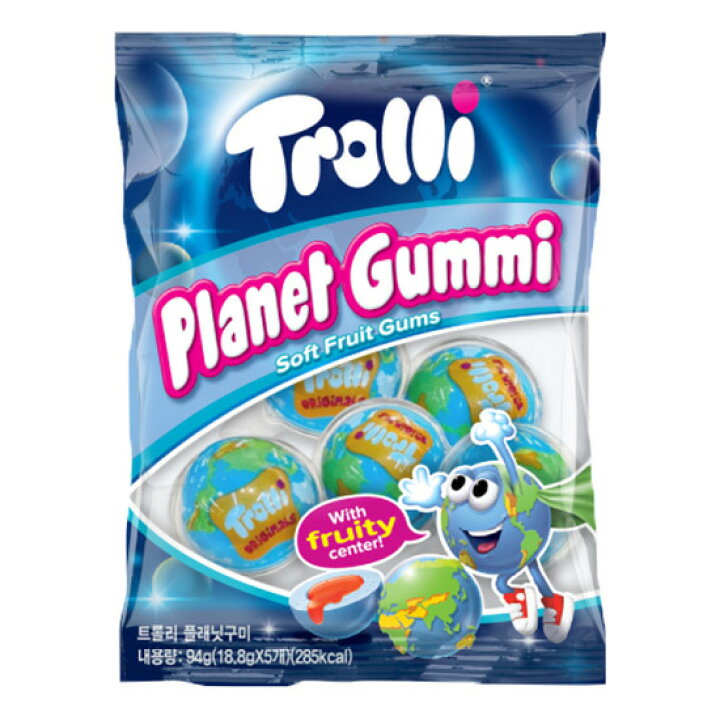 楽天市場】トローリ プラネットグミ 95g 1袋5個入り ! | TROLLI  