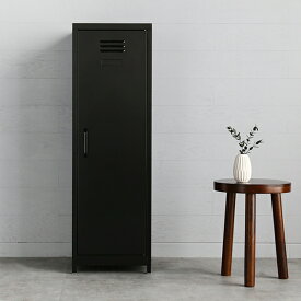 MKB スチールキャビネット 1扉 収納棚 幅38cm×奥行46cm×高さ120cm 折れ戸タイプ 多目的収納 1ドア