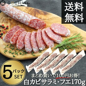 5個セット★スペイン産白カビサラミ・フエ170g 【冷蔵】一度食べたらやめられない！おつまみ 晩酌 家飲み おもてなし 父の日 母の日 おいしい 大人 ビール ワイン おしゃれ 珍味 スペイン料理 お取り寄せグルメ クリスマス おせち お正月