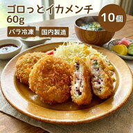 ゴロっとイカメンチ 60g　10個 【在庫有り】【冷凍】 おかず 業務用 冷凍食品 お弁当 時短 総菜 おつまみ