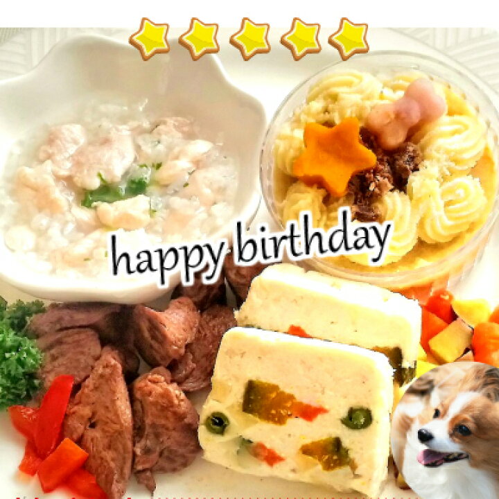 楽天市場 犬 手作り食 ドッグフード 手作りご飯 愛犬用 誕生日や特別な日のお祝いやパーティに アニバーサリーセット 手作り 手作り食 手作りご飯 手作りごはん 犬 犬用 誕生日ケーキ バースデーケーキ クリスマス 手作り派犬ごはんの専門店ごちでり