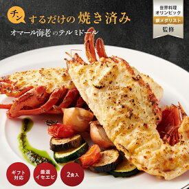 【焼き調理済み！温めるだけ】オマール海老 テルミドール 2食セット 送料無料 ロブスター 海老 えび グラタン ベシャメルソース 誕生日 バースデー 冷凍 お取り寄せ ギフト プレゼント 特大 お取り寄せ フランス料理 フレンチ お祝い お中元 お歳暮 敬老の日 贈答品