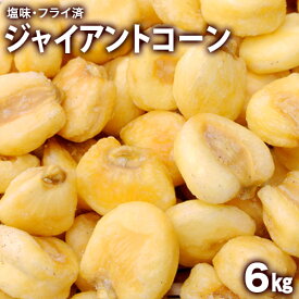 ジャイコーン（ジャイアントコーン） 6kg塩味ペルー産 【送料無料】 揚げジャイアントコーン、、業務用、バー bar、クラブ、スナック等の御用達ナッツ、おつまみ、つきだし、大量まとめ買い、業務用に最適【YDKG-k】【ky】【smtb-k】【ky】【sswf1】