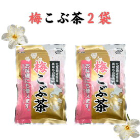 前島食品 梅こぶ茶 300g×2袋 うめ