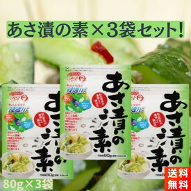 つけもと あさ漬けの素 80g×3袋 漬物 浅漬け