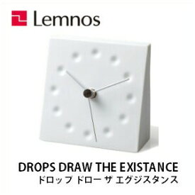 【5/31までポイント10倍】Lemnos レムノス DROPS DRAW THE EXISTANCE KC10-12 /置き時計/塚本カナエ/磁器