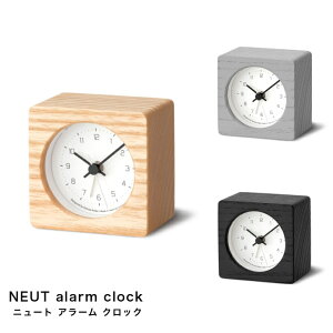 y9/30܂Ń|Cg10{zLemnos mX NEUT alarm clock j[g A[ NbN KK24-09 NT/GY/BK uv Vv ra