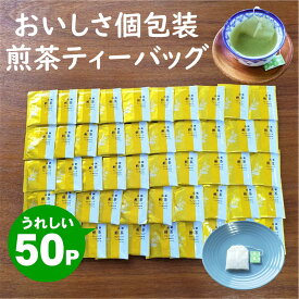 煎茶 ティーバッグ 2g×50包 個包装 送料無料 業務用 普段用 一煎パック ひも付き ティーパック お茶 日本茶 緑茶 静岡茶 一番茶 ホテル 旅館 客室 客室用 旅行用 オフィス用 高級煎茶 お徳用 メール便 国産 おいしい 1個入れ ワンパック 一人用 湯呑用 マグカップ用