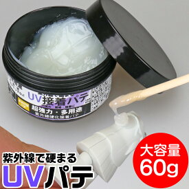 UV接着パテ UVPT ハード 60g ネコポス非対応 UV硬化 ペースト S＆F