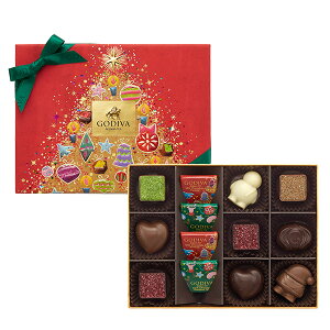 ギフト お返し お祝い チョコレート スイーツ ゴディバ(GODIVA)ゴディバ グリッター クリスマス アソートメント (13粒入)