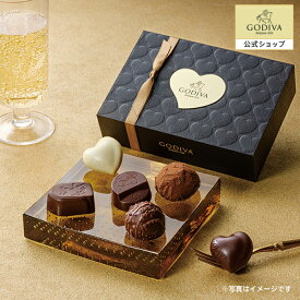 スイーツ プレゼント ギフト お返し お祝い チョコレート ゴディバ (GODIVA) ブラック コレクション プレミアムボックス（6粒入）