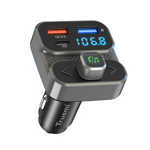 Trusmi FMgX~b^[ J[`[W[ Bluetooth usb 2|[g }[d yĐ PD3.0/QC4.0/PPSΉ 54W 12V24VԑΉ ԍڏ[d RpNg g y  X}z iPhonee@ ϋv ԏ[d