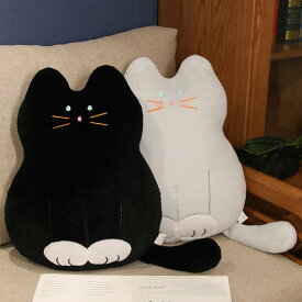 猫抱き枕 柔らかく低反発クッション 添い寝枕 癒される抱き枕 可愛い 気持ちいい抱き枕 猫ぬいぐるみ 動物 クッション 多機能 椅子 ふわふわ 特大 グッズ インテリア クリスマスプレゼント