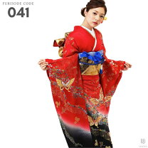 楽天市場】蝶（カラーレッド）（和服｜レディースファッション）の通販