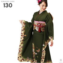 楽天市場】振袖 レンタル（カラーカーキグリーン）（和服｜レディース 