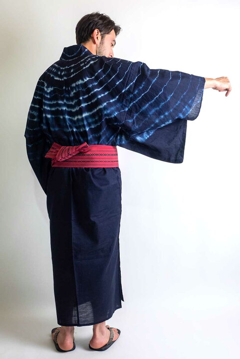 楽天市場】 男浴衣セット 【浴衣+帯+下駄+腰紐】優華壇 絵羽絞り浴衣お 