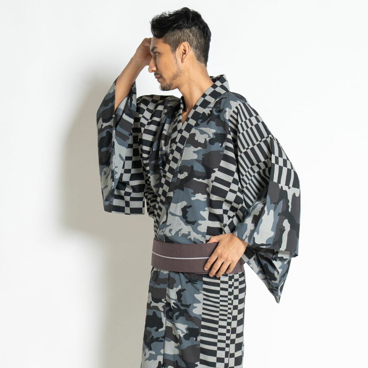 楽天市場】メンズ浴衣 男ゆかた【浴衣単品】コシノジュンコ 隼-Syun 