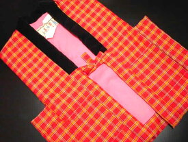 日本製女児用袖無し半纏【3～4歳用】