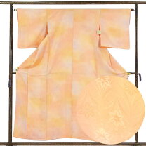 楽天市場】オレンジ（種類（着物）色無地）（和服｜レディース 