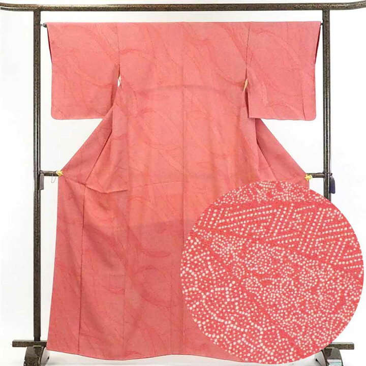 楽天市場】【中古】小紋 リサイクル着物 身丈166cm 裄66cm 前幅23cm 後 