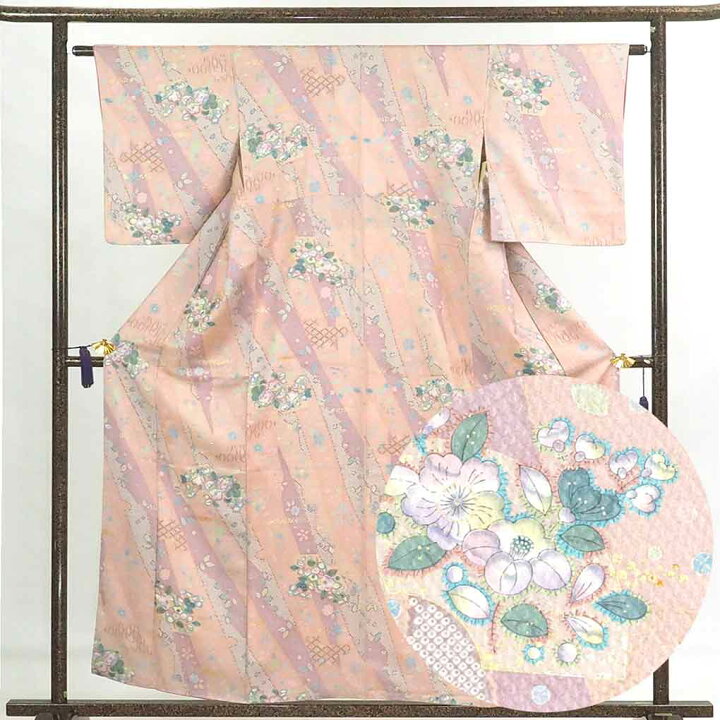 楽天市場】【中古】小紋 リサイクル着物 身丈159cm 裄62cm 前幅23cm 後 